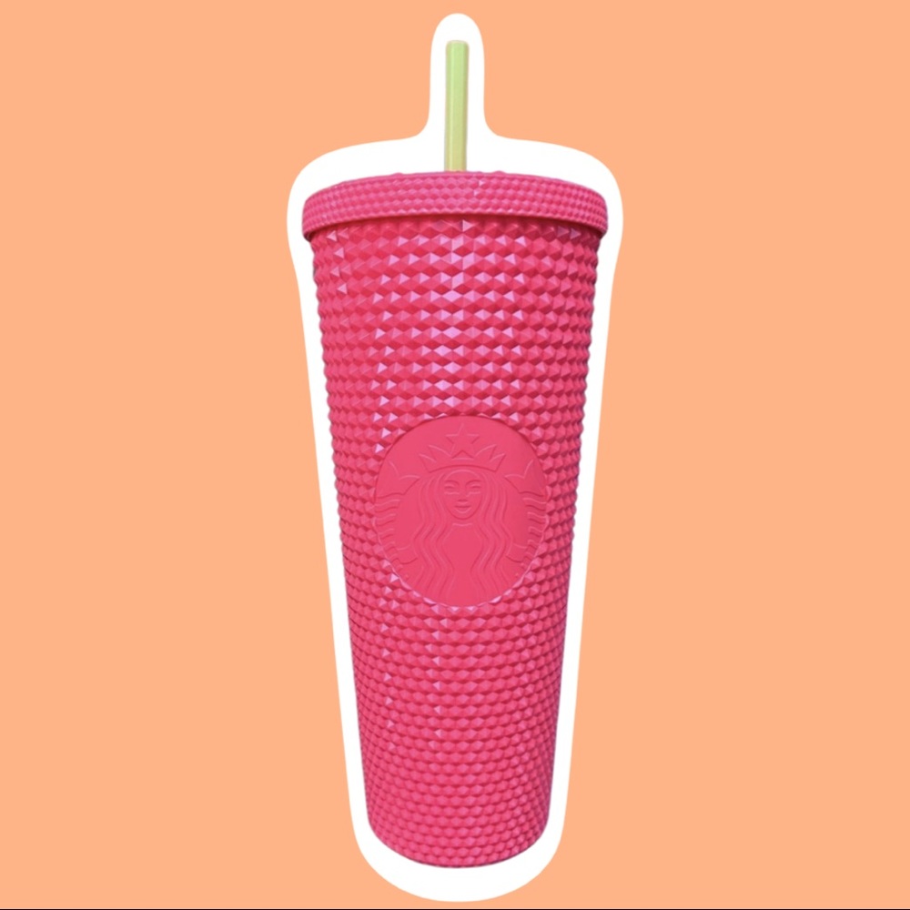 2022 Summer Edition Dragonfruit Studded Starbucks Tumbler, Venti Size